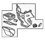 77299TK8A11ZC - : Console Assembly for Honda: Odyssey Image