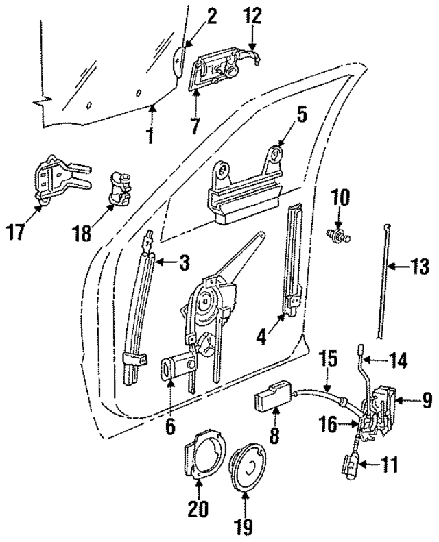 5269033 - Body: Rear Speaker for Mopar Image
