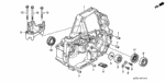 21103PX5010 - Transmission - Manual: PLATE C, OIL GUIDE for Honda Image