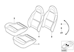 52102693070 - Seats: Foam Plastic Seat for BMW Image