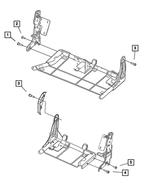 5080555AA - Interior Trim: Shoulder Bolt for Mopar Image