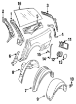 4A0810172C - : Liner for Audi Image