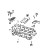 6104422AA - Front Suspension: Hex Head Bolt And Washer for Chrysler: 200, Pacifica, Sebring, Voyager | Dodge: Avenger, Caliber, Durango, Ram 3500 | Fiat: 500 | Jeep: Cherokee, Compass, Gladiator, Grand Cherokee, Grand Cherokee L, Patriot, Wagoneer S, Wrangler | Ram: 3500 Image
