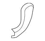 MR966164XA - Body: Hinge Cover for Mitsubishi: Endeavor Image