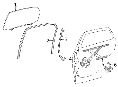 Front Door for 2018 Lexus RX450hL #0