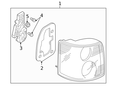Tail Lamps for 2005 Volkswagen Passat #0