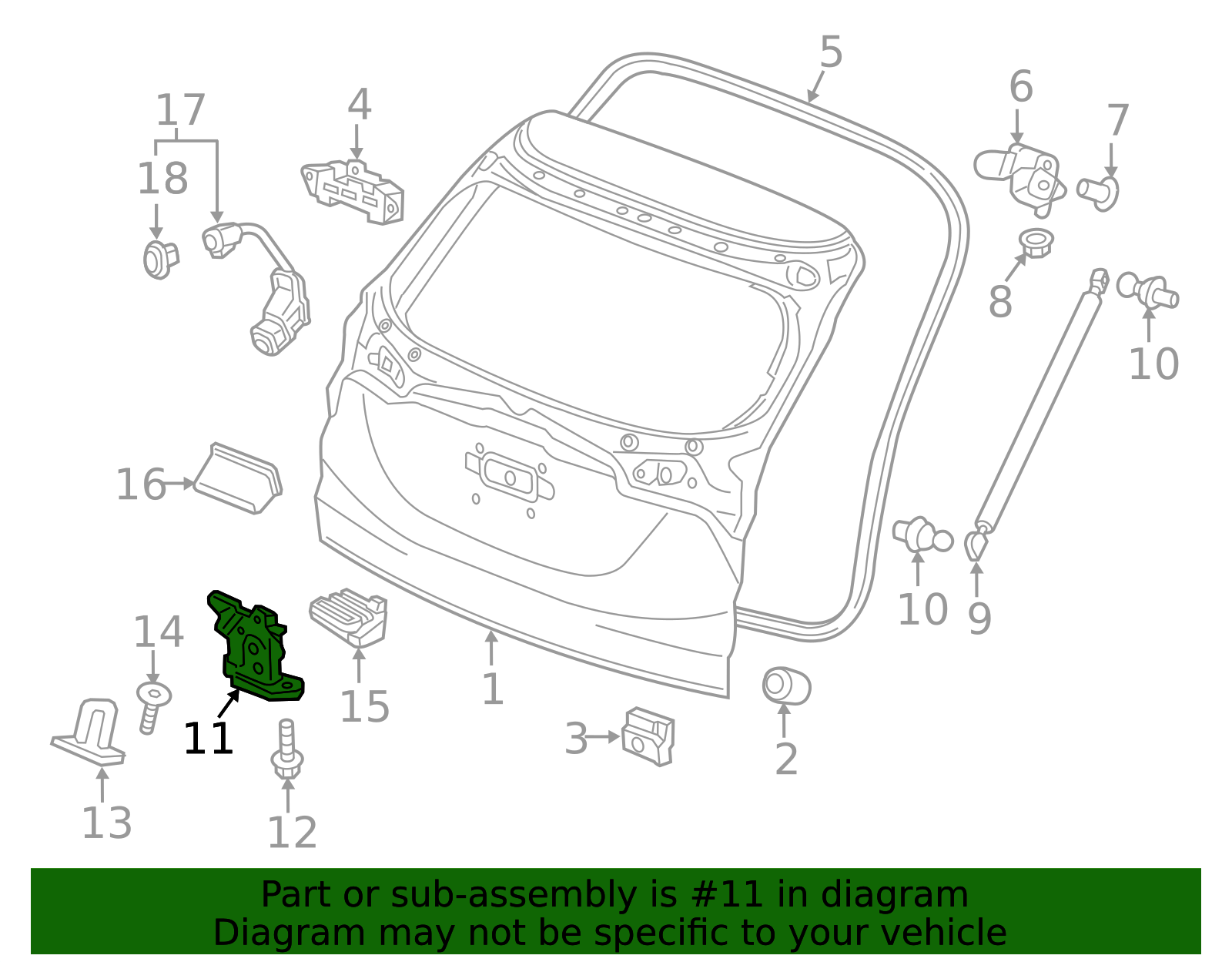 RATCHROLL Tailgate Lock Assembly For Honda HR-V 2016-2021 Car Rear Trunk Lock Actuator No.74800T7YK01/74800T7AJ02 Liftgate Door Lock Actuator Hatch Lock Mechanism Boot Release Actuator, Power Door Lock - Canada