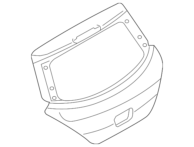 Lift Gate - Nissan (KMA0M-EM3MA)