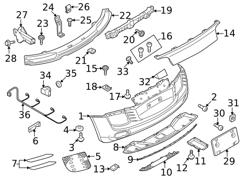 Bumper & Components - Rear for 2011 Audi R8 #0