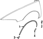 25686096 - : Body Side Molding for Buick: Riviera Image