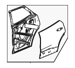 85728113 - : Door Shell for Acura Image