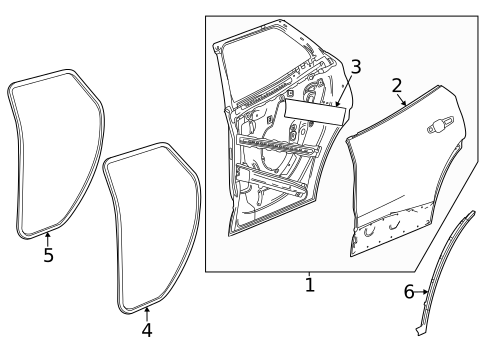 Door & Components for 2024 Acura ZDX | OEM Parts Online