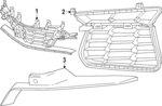 85648930 - Body: Trim Molding for Chevrolet: Corvette Image