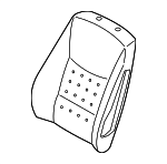 52108071745 - Body: Seat Back Pad for BMW Image