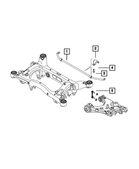 Rear Stabilizer Bar for 2024 Alfa Romeo Giulia #0