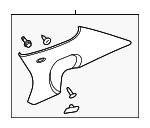 25858572 - : Upper Quarter Trim for GM Image