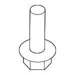 1244205207B - Body: Bumper Cover Screw for Kia: Amanti, Cadenza, Optima, Sedona, Soul, Sportage Image