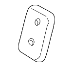 41217006289 - Body: Striker Lock Plate for BMW Image