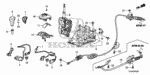 35740TA5A52 - Chassis: SWITCH SET, PARKING PIN LAMP for Honda Image