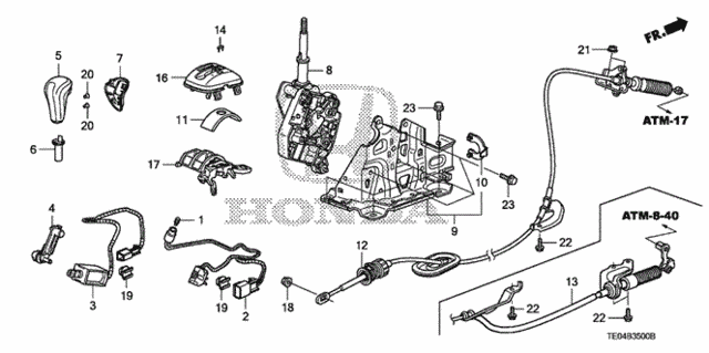Select Lever for 2010 Honda Accord #0