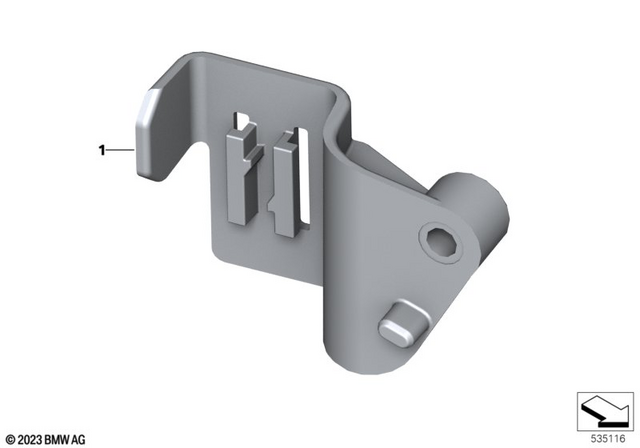61135A63B50 - General Electrical System: Bracket Plug Terminal -  for BMW-Motorrad Image