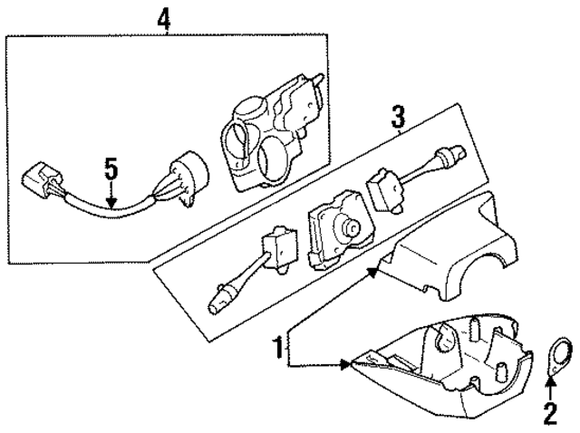 487502M000 - : Ignition Switch for Nissan Image