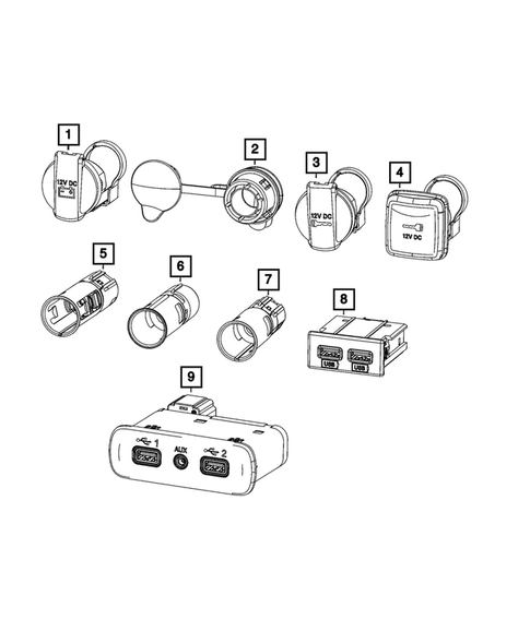 Radio, Antenna, Speakers, DVD, and Video systems for 2022 Dodge Charger #3