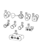 68260793AA - Electrical: Power Outlet Cap for Mopar Image