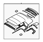 54347003108 - Body: Top Assembly for Mini: Cooper Image
