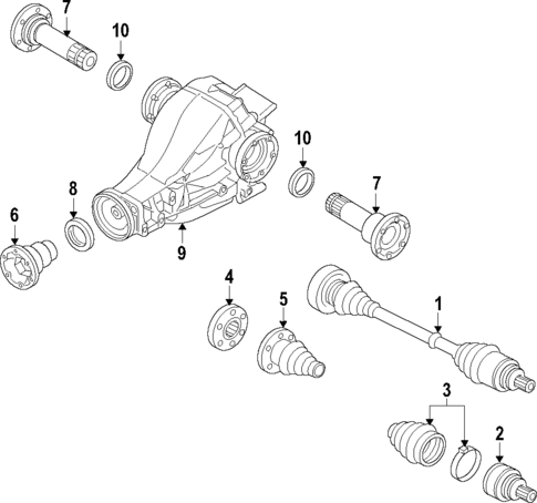 Axle Shafts & Joints for 2017 Audi SQ5 #0
