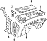 E4CY6102010B - Body: Cowl Top Panel for Mercury: Capri Image