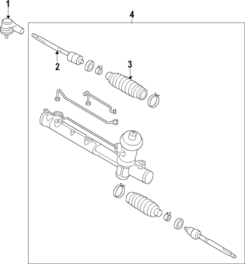 Steering Gear & Linkage for 2009 Mazda Tribute #2