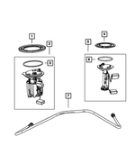 68048313AA - Fuel and Accelerator Pedal: Fuel Pump And Level Unit O Ring for Mopar Image