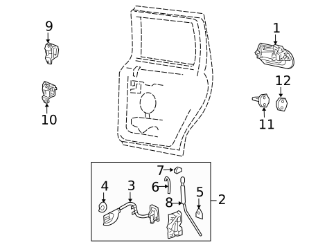 Front Door for 2005 Lincoln Navigator #2