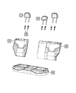 7ER34LXHAA - Interior Trim: Rear Seat Back Cover for Jeep: Renegade Image