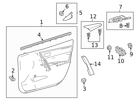 Rear Door for 2018 Toyota Corolla #2