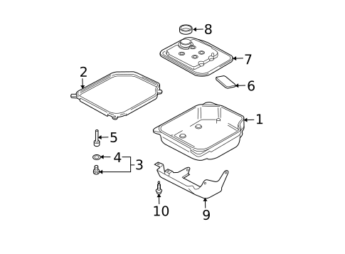 Transaxle Parts for 1999 Volkswagen Jetta #0