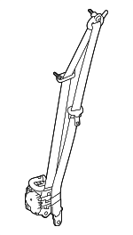 T4K4442LKP - : Seat Belt Assembly for Jaguar: I-Pace Image