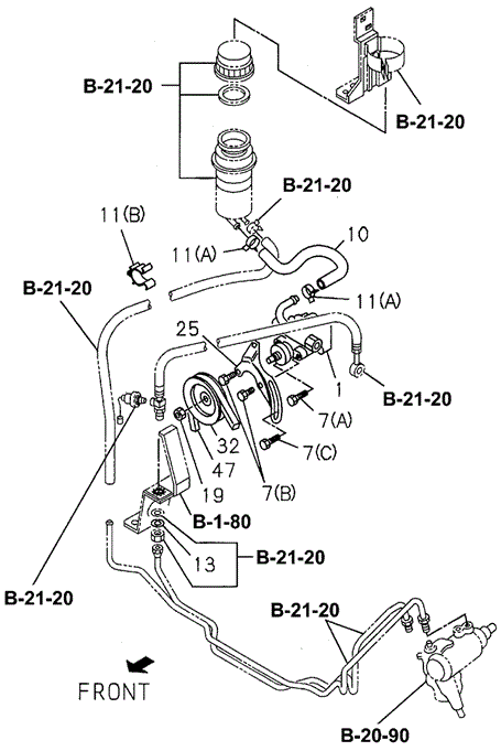 P.S. Control (Engine) for 1996 Acura SLX #0