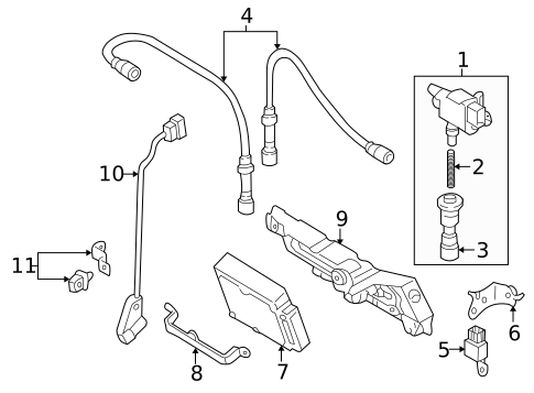Ignition System for 2003 Mazda Protege5 #0