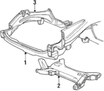 4411945 - Body: Cross-member for Mopar Image