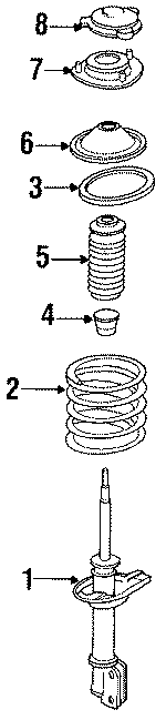 20313AA721 - : Strut for Subaru: Legacy Image