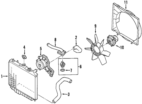 Cooling System for 2001 Isuzu VehiCROSS #0