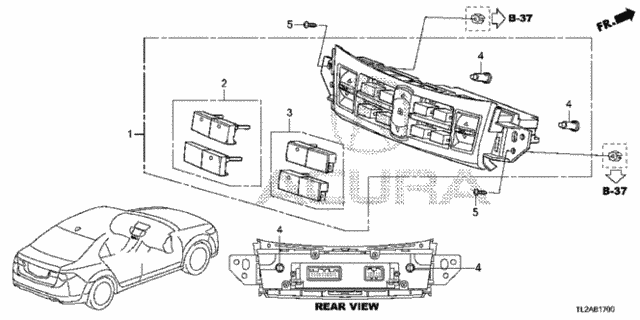 Auto Air Conditioner Control for 2014 Acura TSX #0