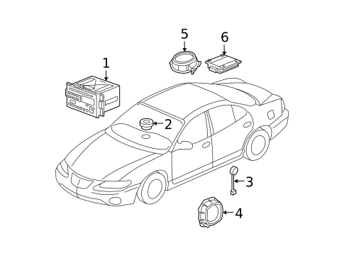 Sound System for 2008 Pontiac Grand Prix #0