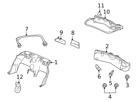 Interior Trim - Rear Body for 2009 Dodge Viper #0