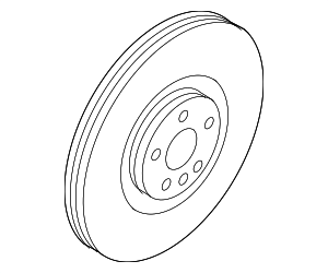                                     2017-2021 Volvo Disc Brake Rotor - front
                                