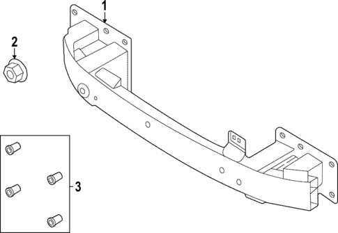 Bumper & Components - Front for 2021 Ford Mustang Mach-E #1