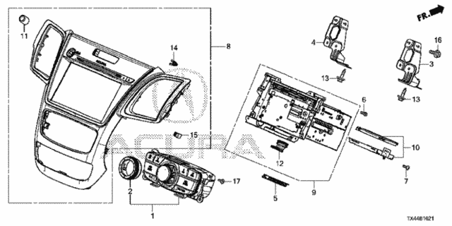 Center Module (Navigation) (2) for 2016 Acura RDX #0