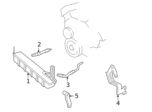 Brackets, Flanges & Hangers for 1999 Dodge Durango #0